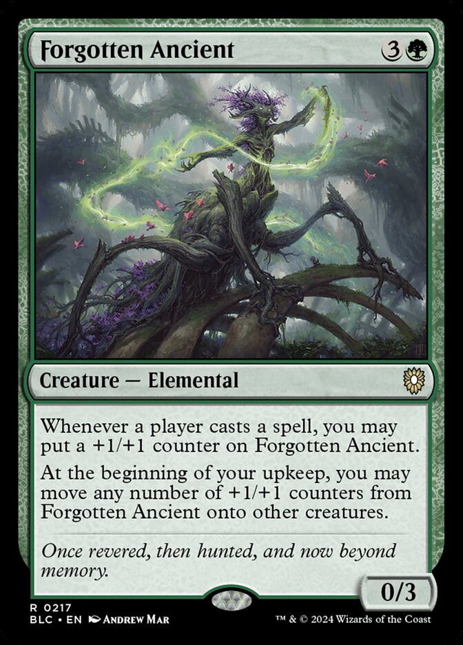 Forgotten Ancient, Bloomburrow Commander · 0217