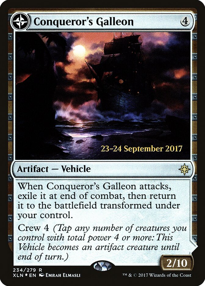 Conqueror's Galleon // Conqueror's Foothold, Ixalan Promos · 234/279