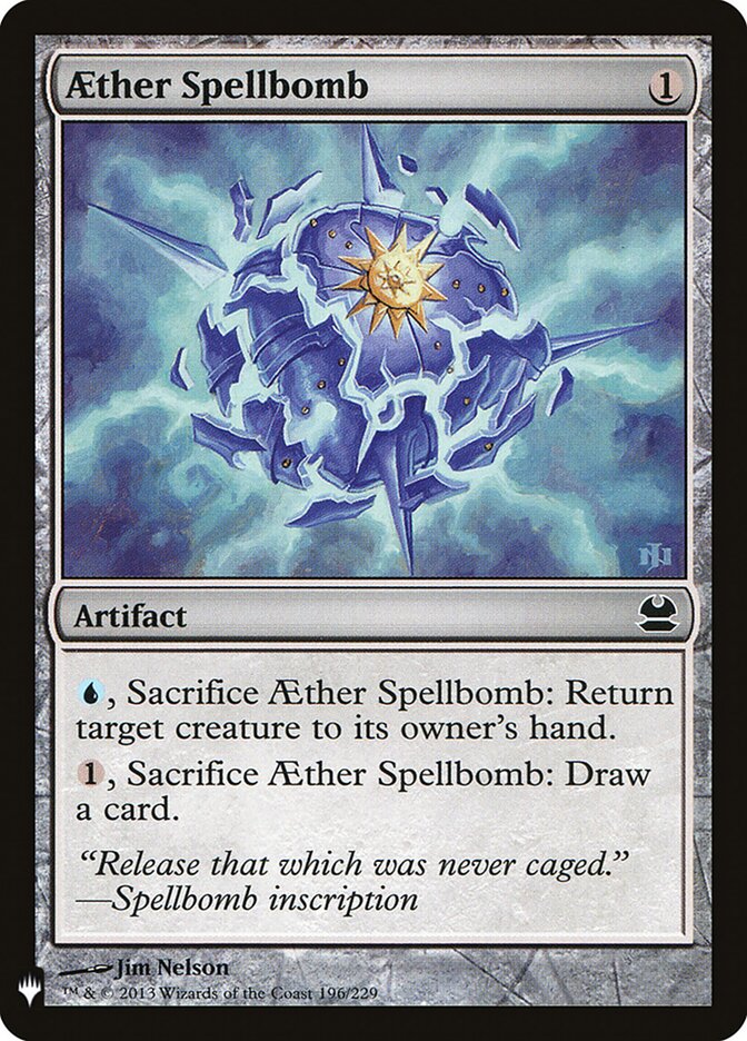 Aether Spellbomb, The List · mma-196