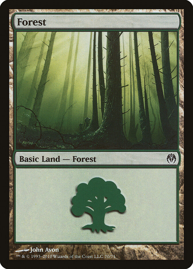 Forest, Duel Decks: Phyrexia vs. the Coalition · 70/71