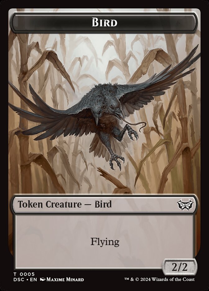 Bird, Duskmourn Commander Tokens · 0005
