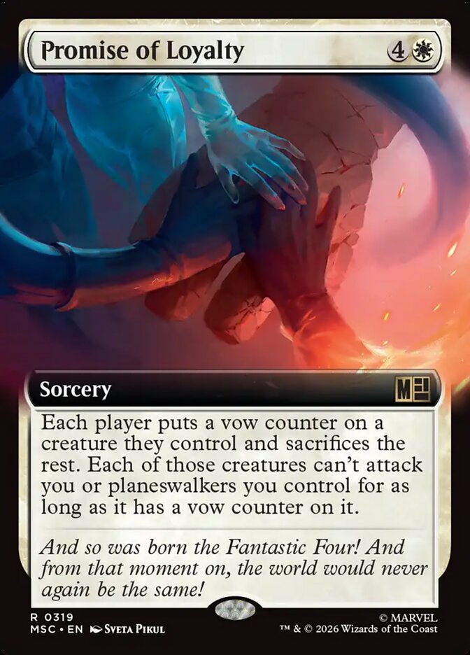 Promise of Loyalty, Marvel Super Heroes Commander · 0319