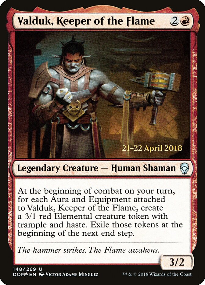 Valduk, Keeper of the Flame, Dominaria Promos · 148/269