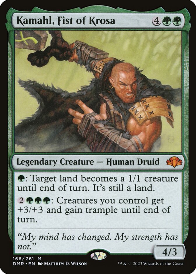 Kamahl, Fist of Krosa, Dominaria Remastered · 166/261