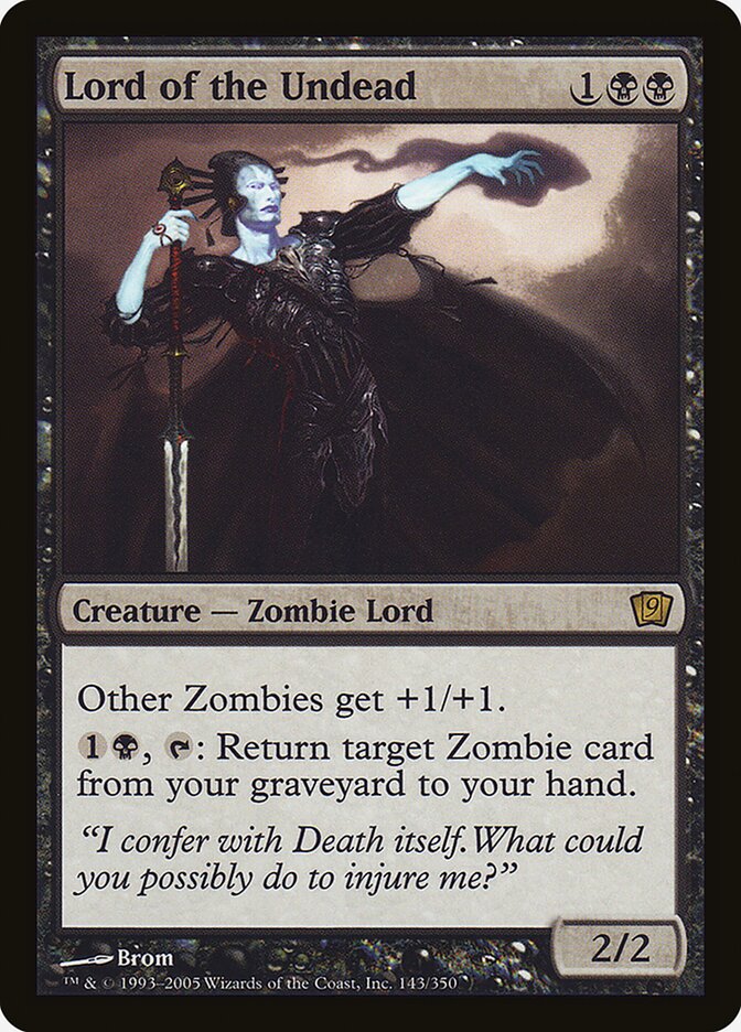 Lord of the Undead, Ninth Edition · 143-star