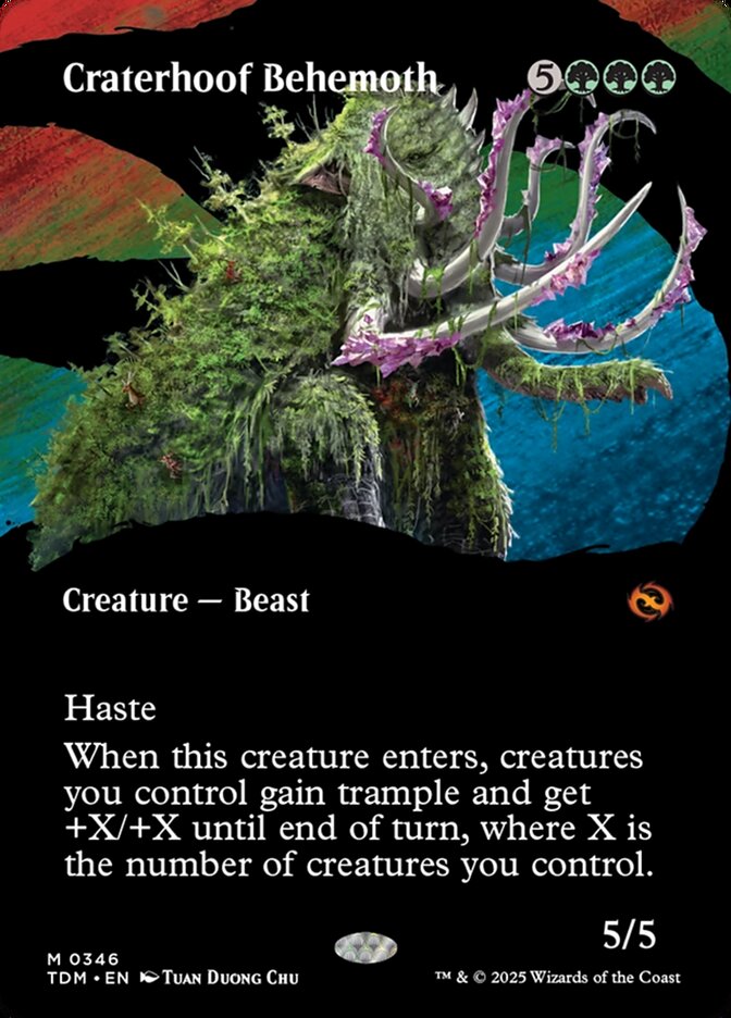 Craterhoof Behemoth, Tarkir: Dragonstorm · 0346