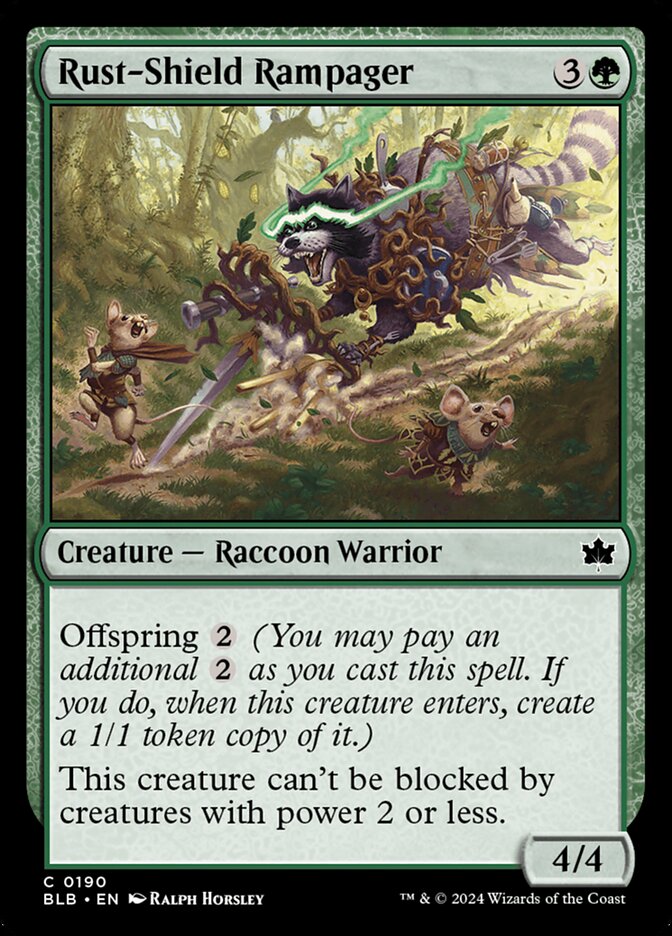 Rust-Shield Rampager, Bloomburrow · 0190