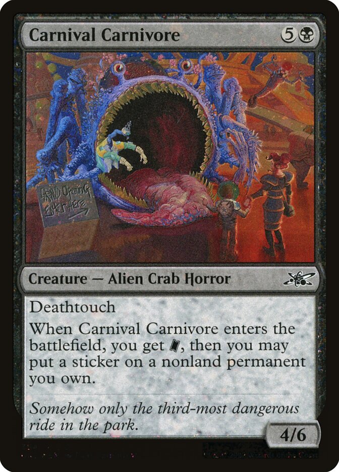 Carnival Carnivore, Unfinity · 354