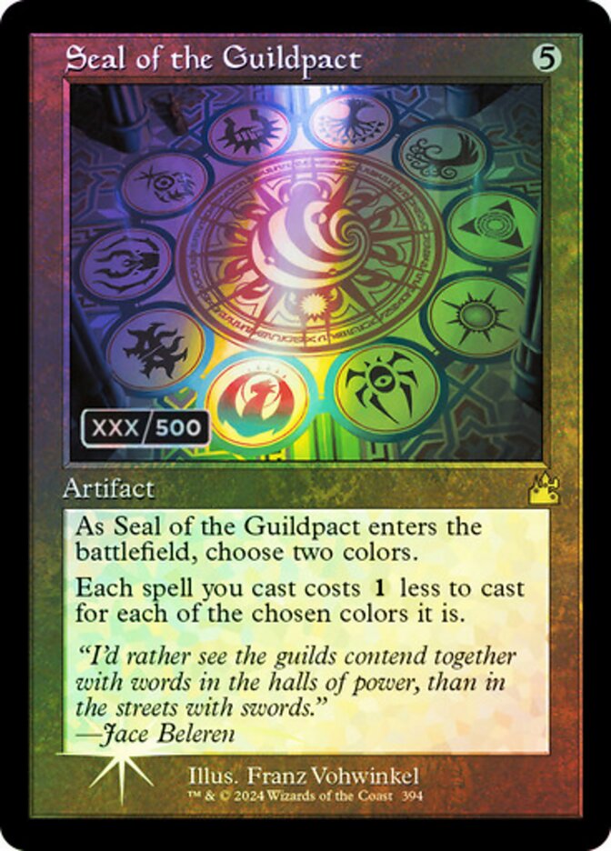 Seal of the Guildpact, Ravnica Remastered · 394z