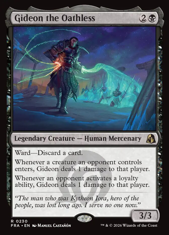 Gideon the Oathless, Reality Fracture · 0230
