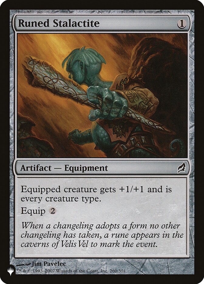 Runed Stalactite, The List · lrw-260