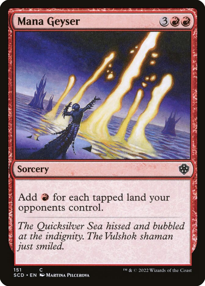 Mana Geyser, Starter Commander Decks · 151
