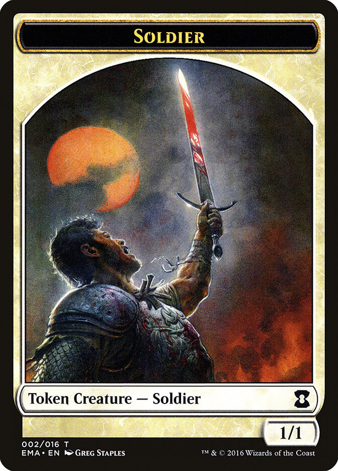 Soldier, Eternal Masters Tokens · 002