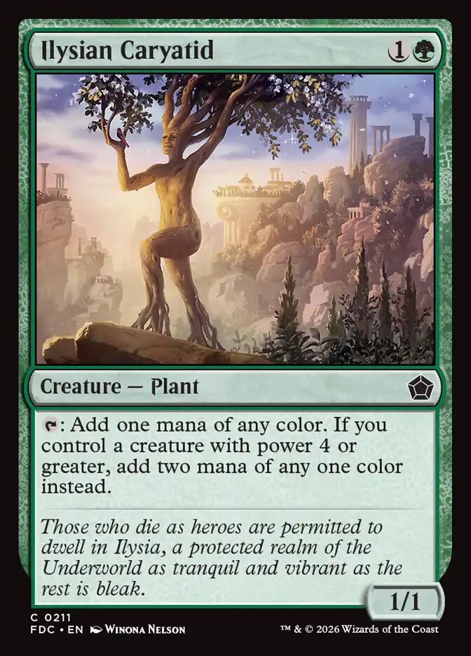 Ilysian Caryatid, Foundations Commander · 0211