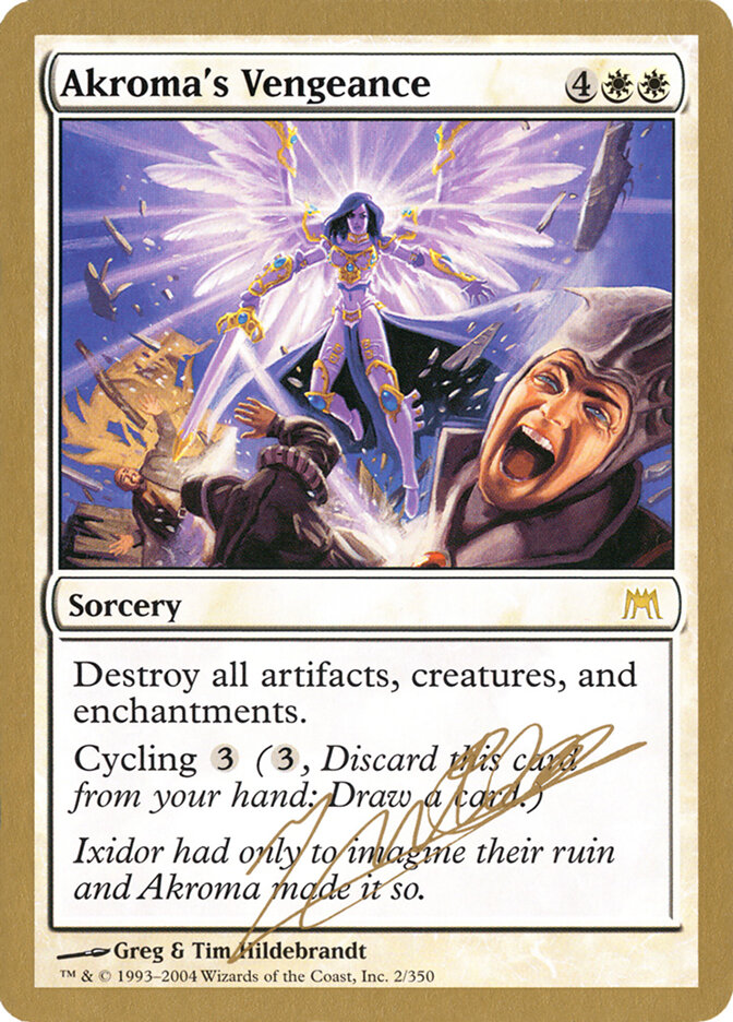 Akroma's Vengeance, World Championship Decks 2004 · jn2