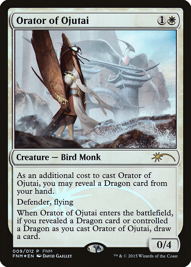 Orator of Ojutai, Friday Night Magic 2015 · 009/012
