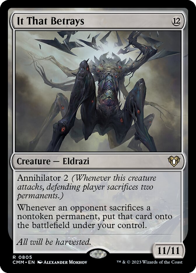It That Betrays, Commander Masters · 0805