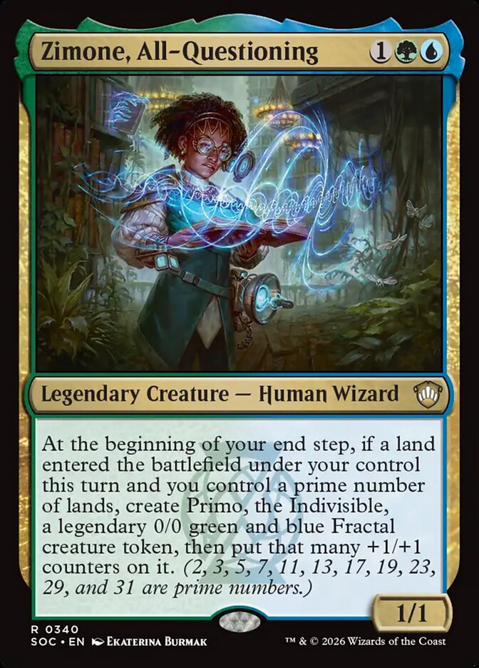Zimone, All-Questioning, Secrets of Strixhaven Commander · 0340
