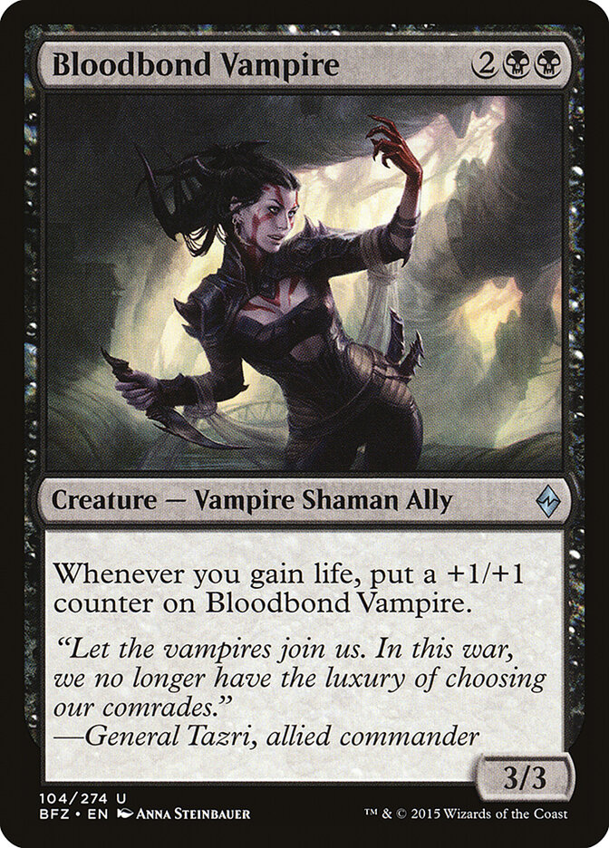 Bloodbond Vampire, Battle for Zendikar · 104/274