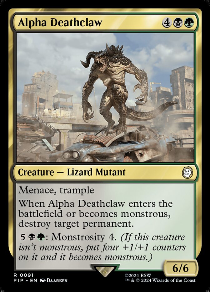 Alpha Deathclaw, Fallout · 0091