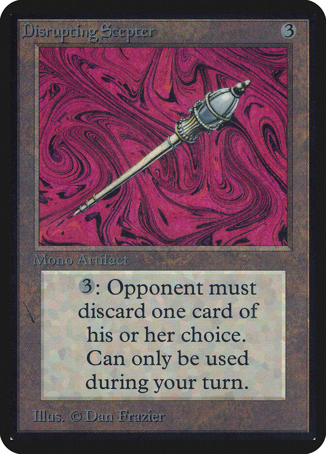 Disrupting Scepter, Limited Edition Alpha · 242
