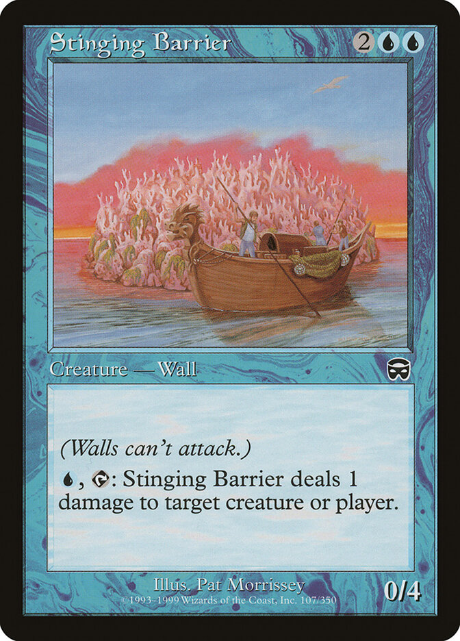 Stinging Barrier, Mercadian Masques · 107/350