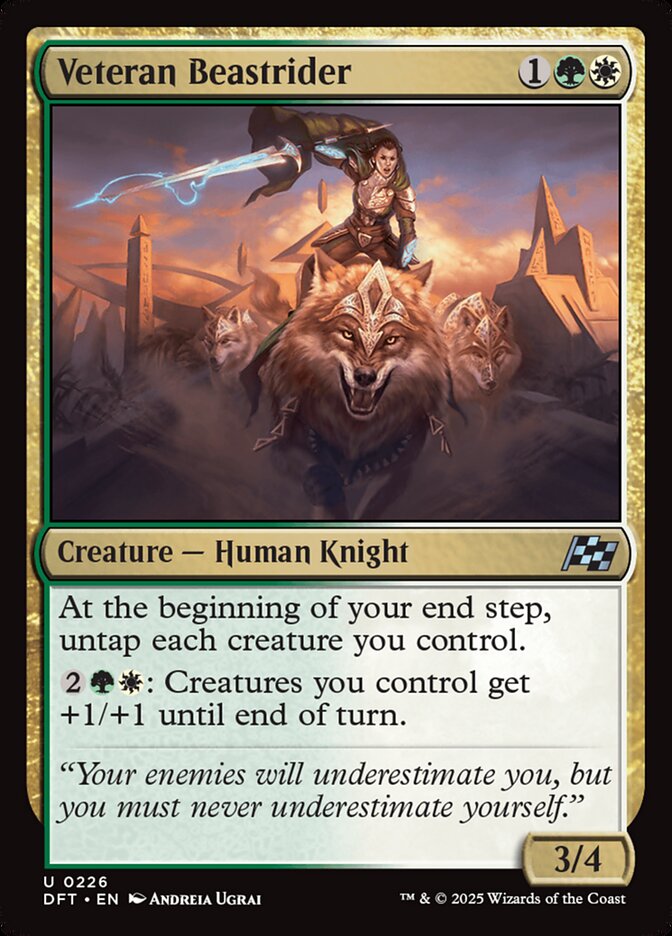 Veteran Beastrider, Aetherdrift · 0226