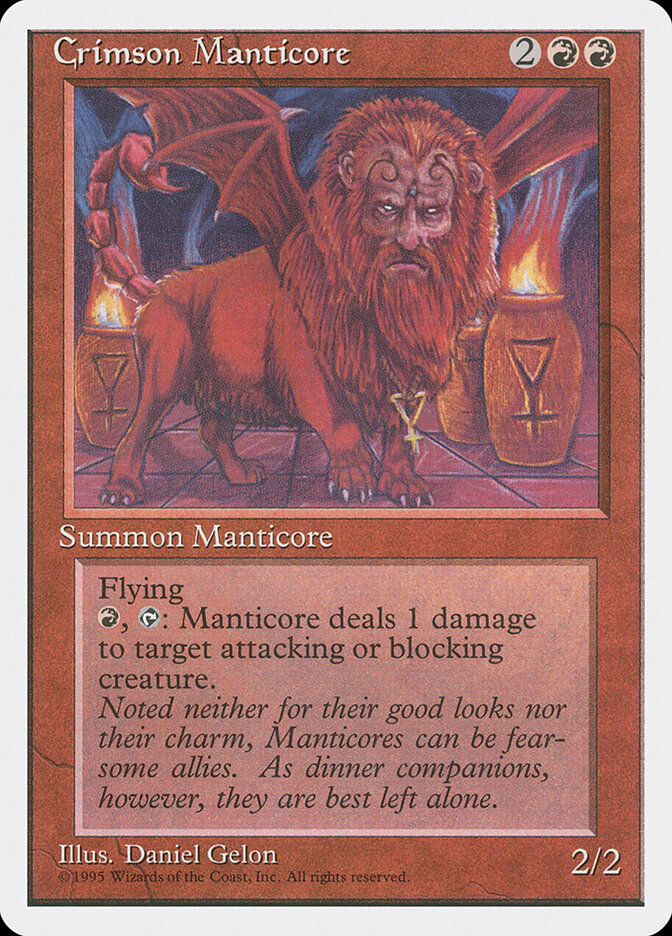 Crimson Manticore, Fourth Edition · 183