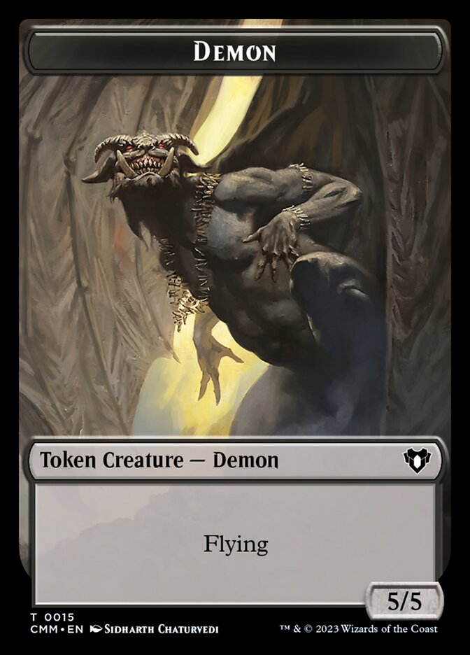 Demon, Commander Masters Tokens · 0015
