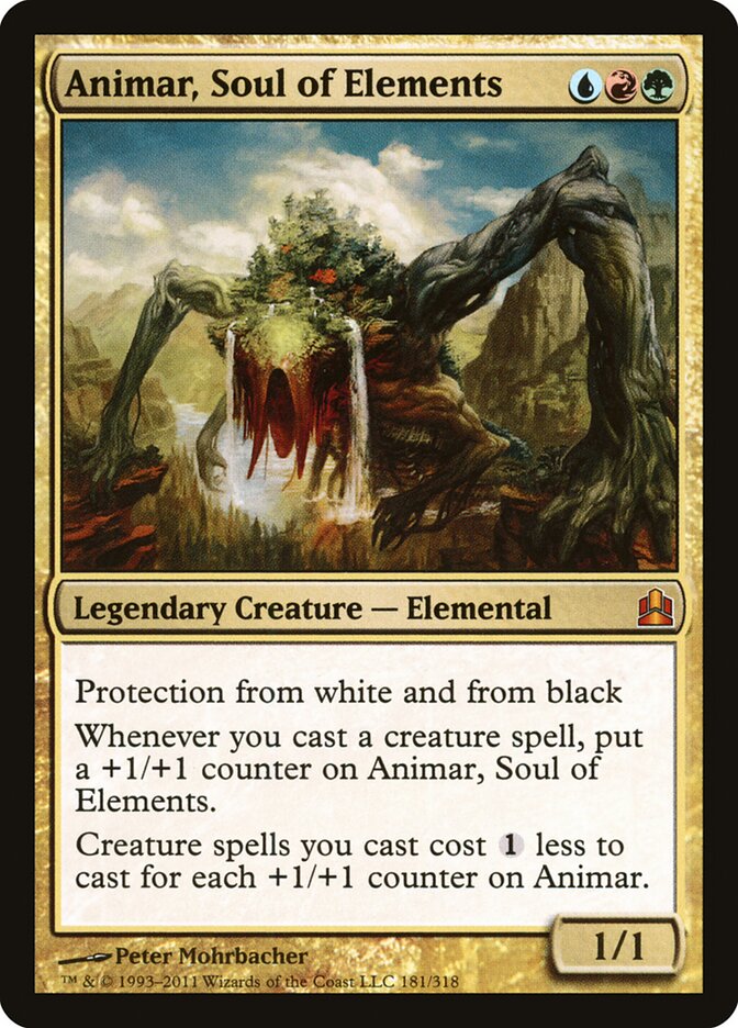 Animar, Soul of Elements, Commander 2011 · 181/318