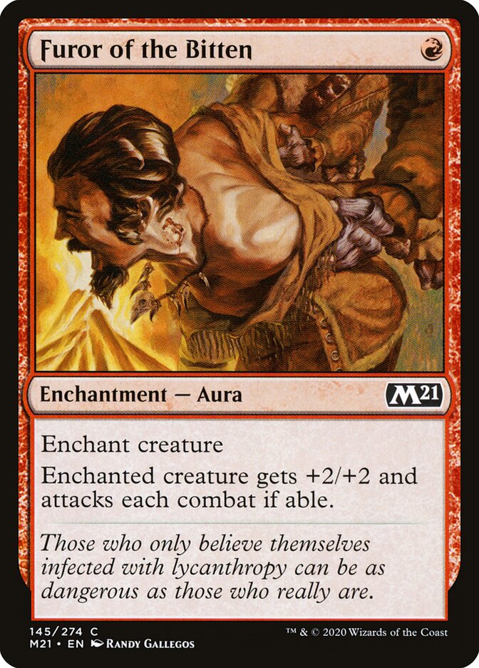 Furor of the Bitten, Core Set 2021 · 145/274