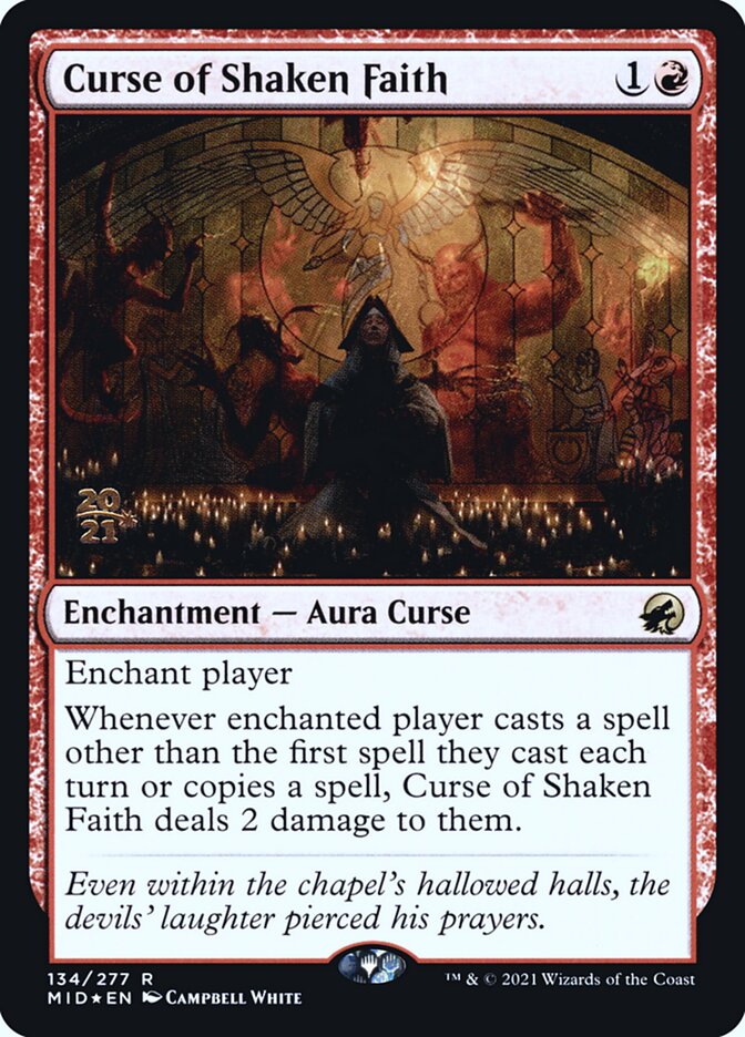 Curse of Shaken Faith, Innistrad: Midnight Hunt Promos · 134/277
