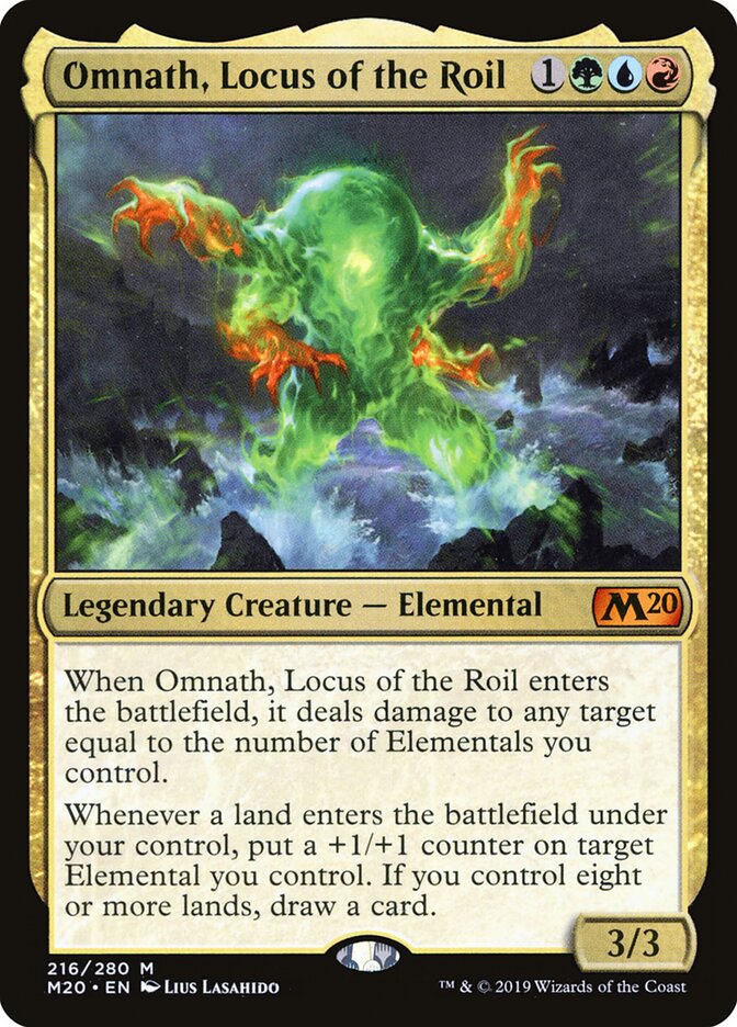 Omnath, Locus of the Roil, Core Set 2020 · 216/280