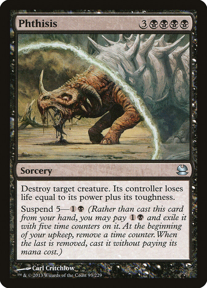 Phthisis, Modern Masters · 93/229