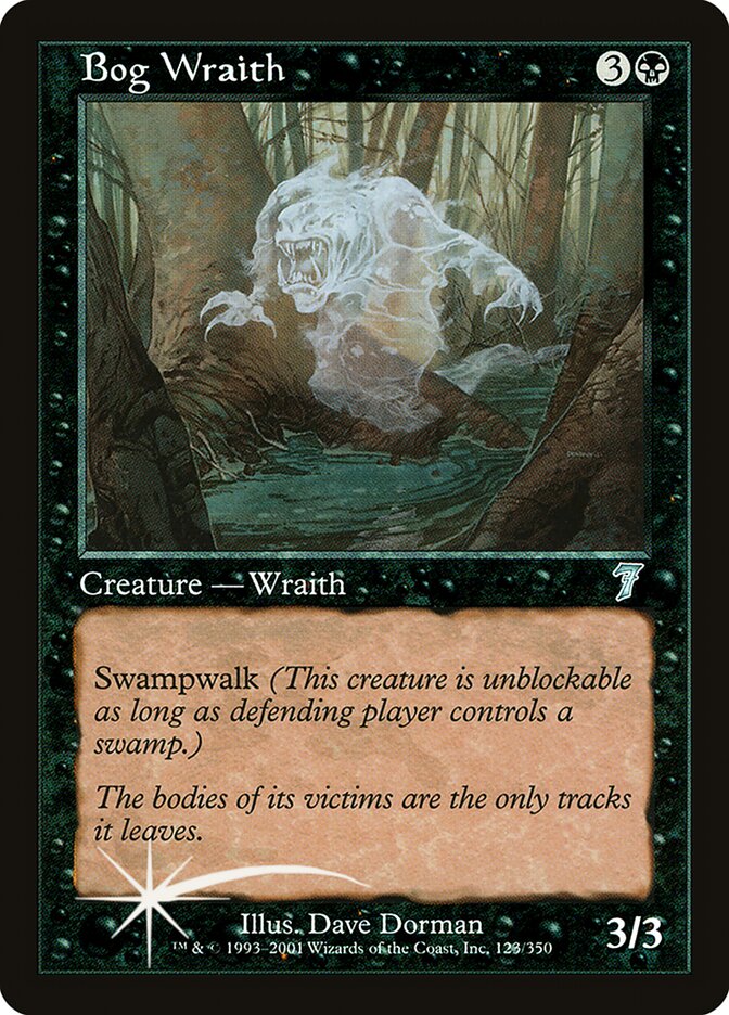 Bog Wraith, Seventh Edition · 123-star