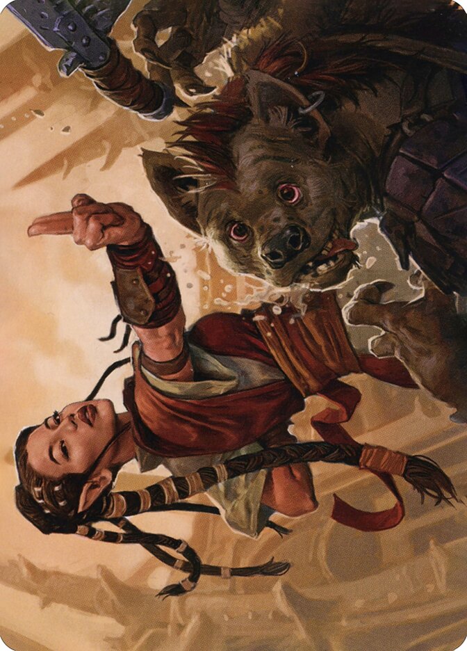 Half-Elf Monk // Half-Elf Monk, Adventures in the Forgotten Realms Art Series · 028
