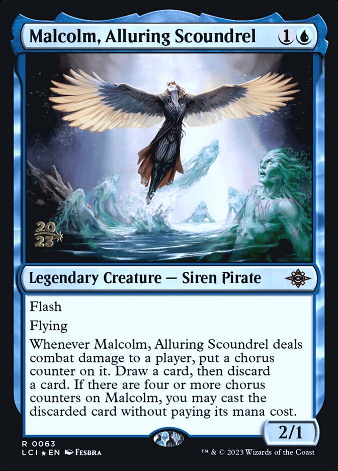 Malcolm, Alluring Scoundrel, The Lost Caverns of Ixalan Promos · 0063
