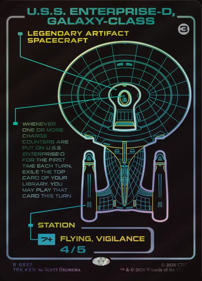 U.S.S. Enterprise-D, Galaxy-Class, Star Trek · 0557
