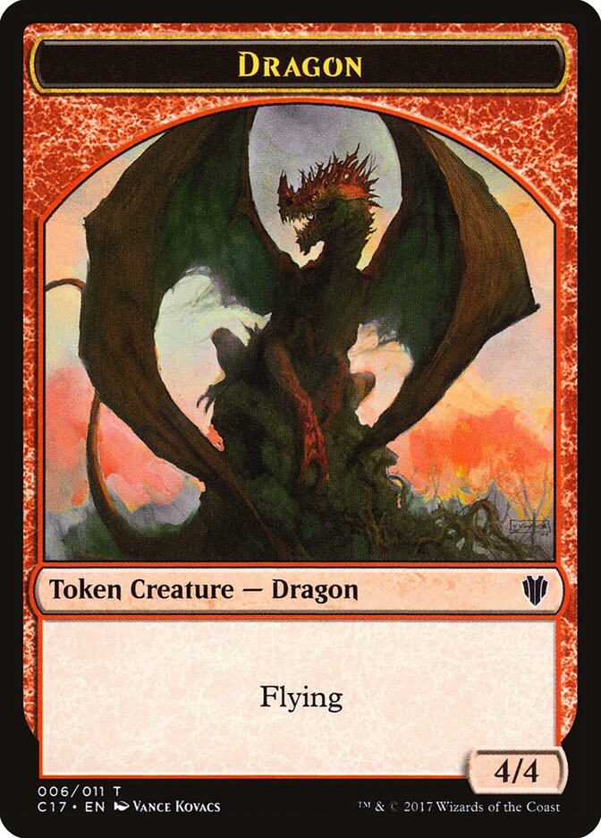 Dragon, Commander 2017 Tokens · 006