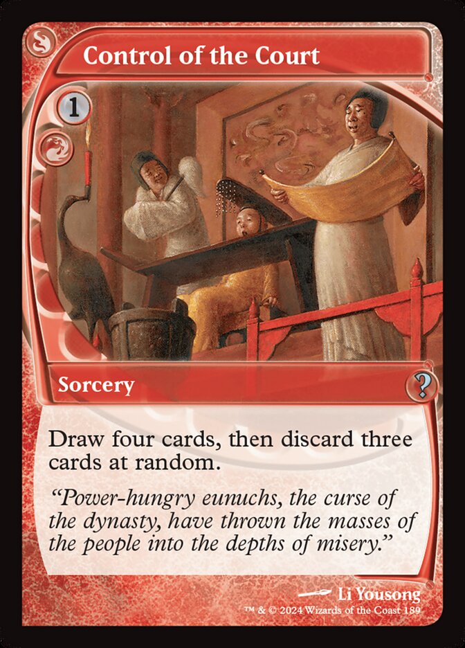 Control of the Court, Mystery Booster 2 · 0189