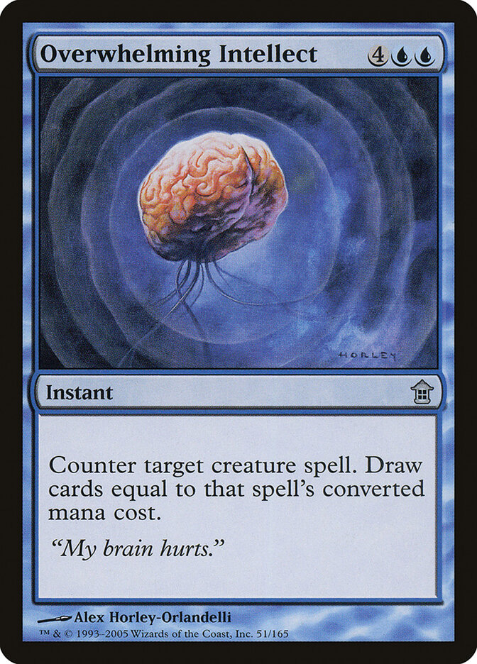 Overwhelming Intellect, Saviors of Kamigawa · 51/165