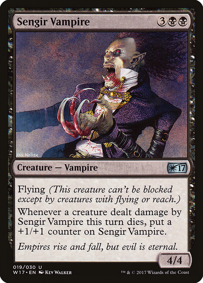 Sengir Vampire, Welcome Deck 2017 · 019/030