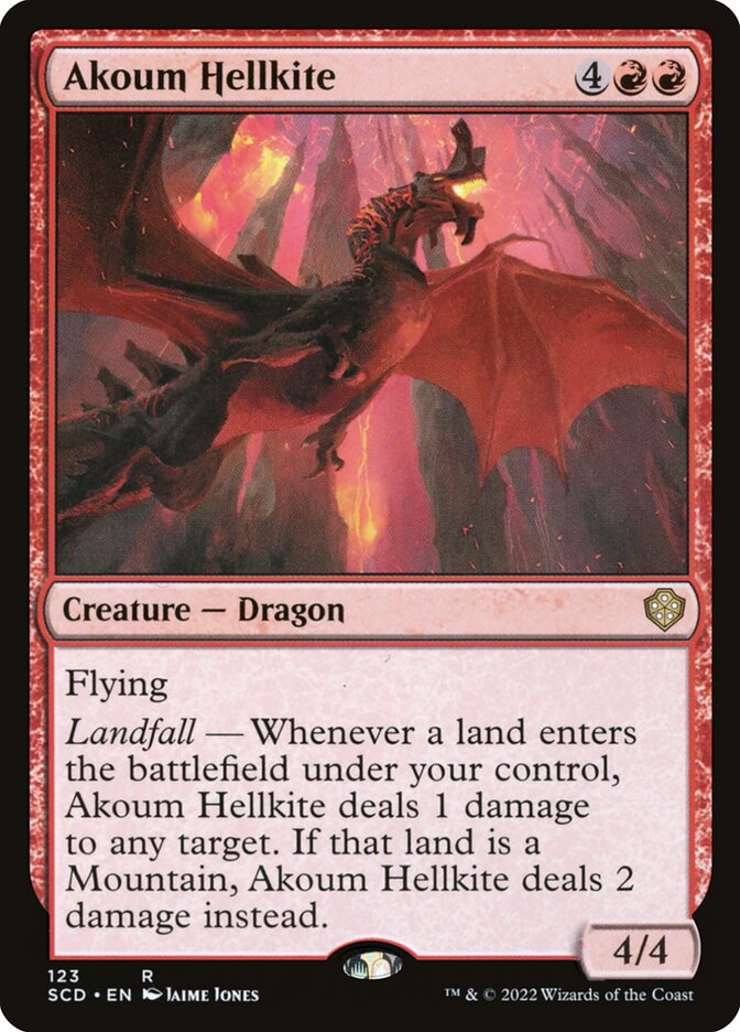 Akoum Hellkite, Starter Commander Decks · 123