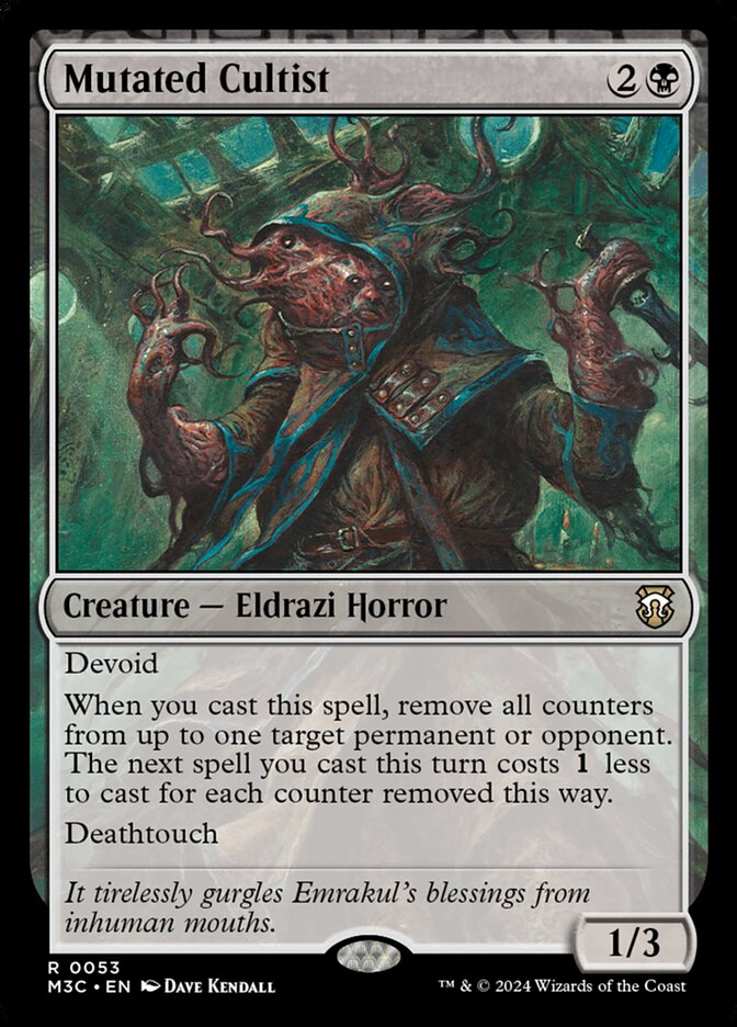 Mutated Cultist, Modern Horizons 3 Commander · 0053