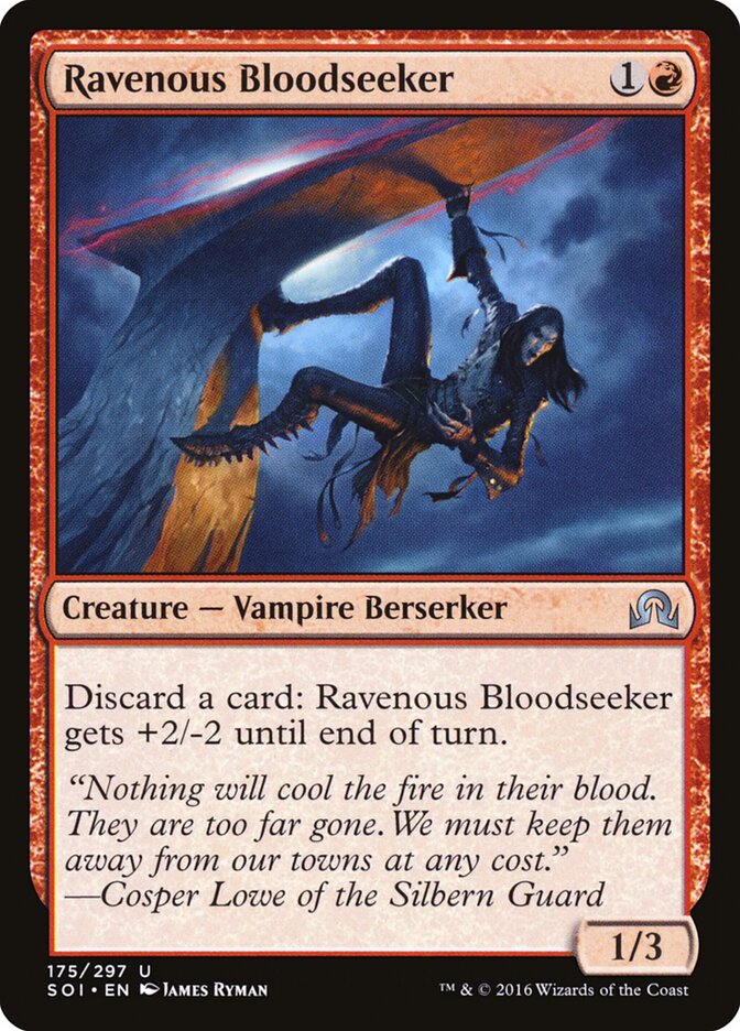Ravenous Bloodseeker, Shadows over Innistrad · 175/297