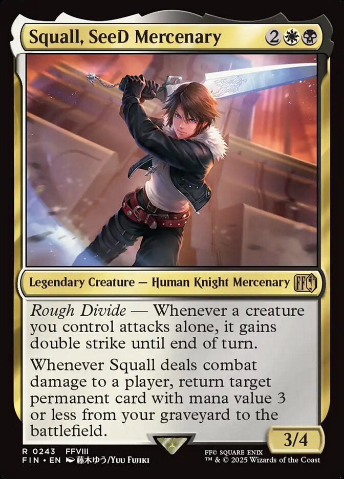 Squall, SeeD Mercenary, Final Fantasy · 0243