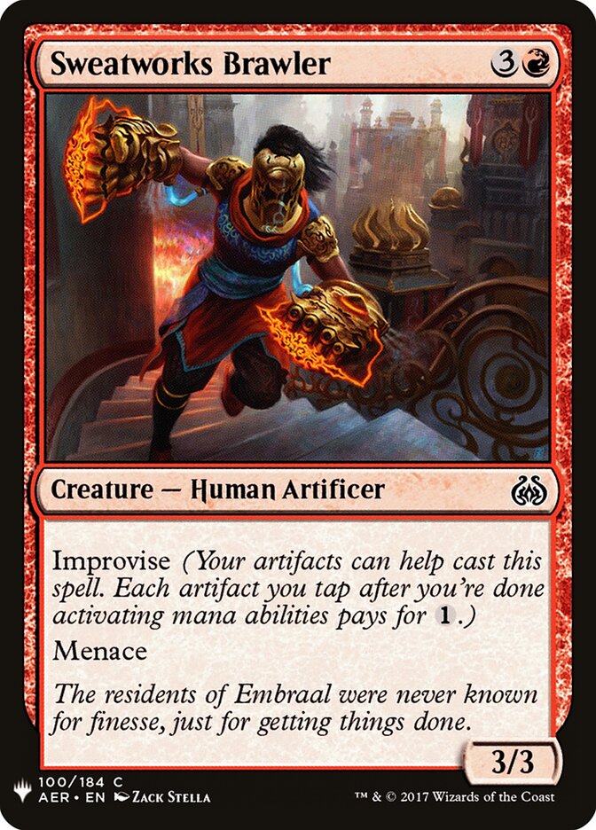 Sweatworks Brawler, The List · aer-100
