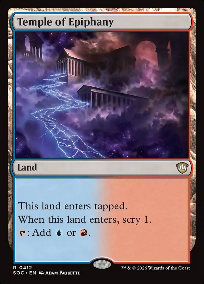 Temple of Epiphany, Secrets of Strixhaven Commander · 0412