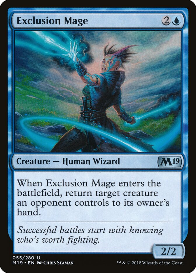 Exclusion Mage, Core Set 2019 · 055/280
