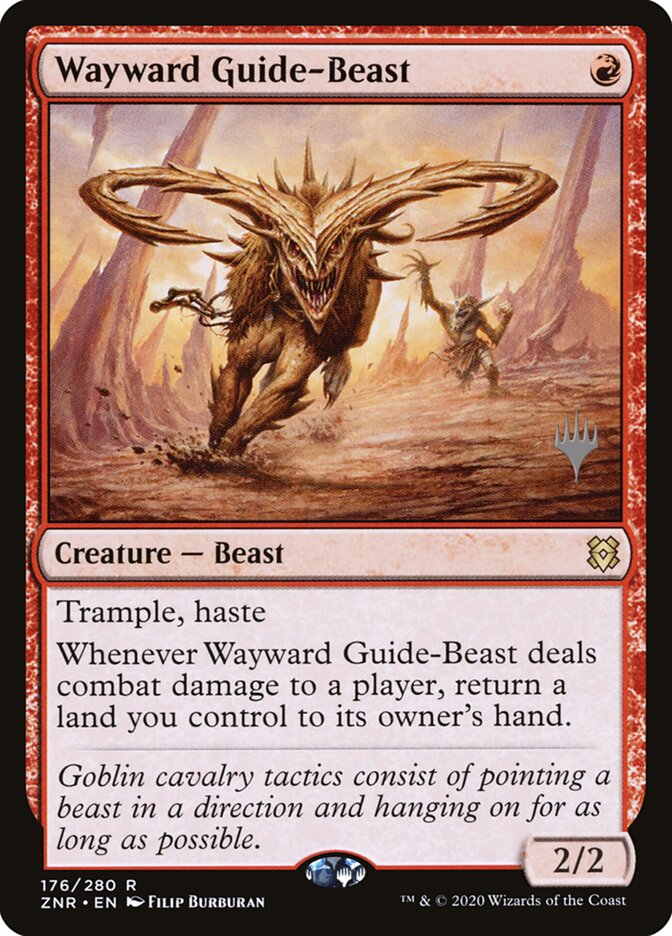 Wayward Guide-Beast, Zendikar Rising Promos · 176/280